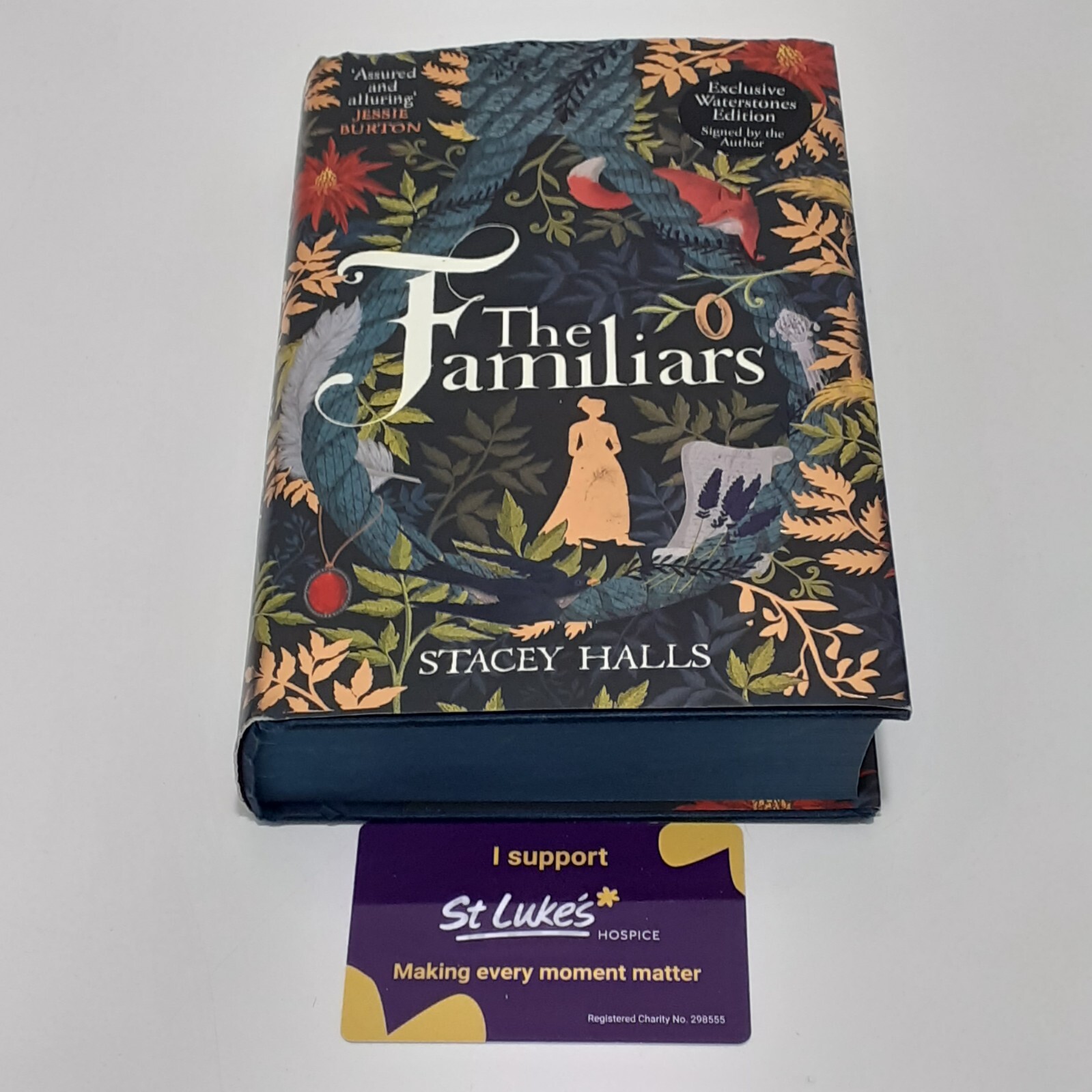 The Familiars - Stacey Halls -  Signed Blue Edges 1st/1st UK HB (Waterstones)