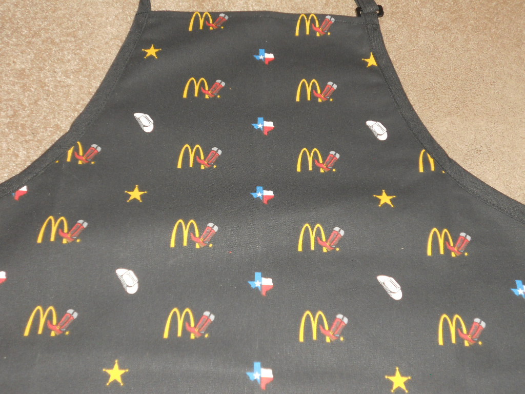 Vintage McDonald's Texas-Themed Restaurant Apron – New, Never Worn, Collectible Or Functional 9 thumbnail image
