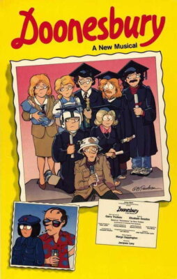 70865 Doonesbury Broadway Barbara Andres, Gary Beach Wall 16x12 POSTER Print