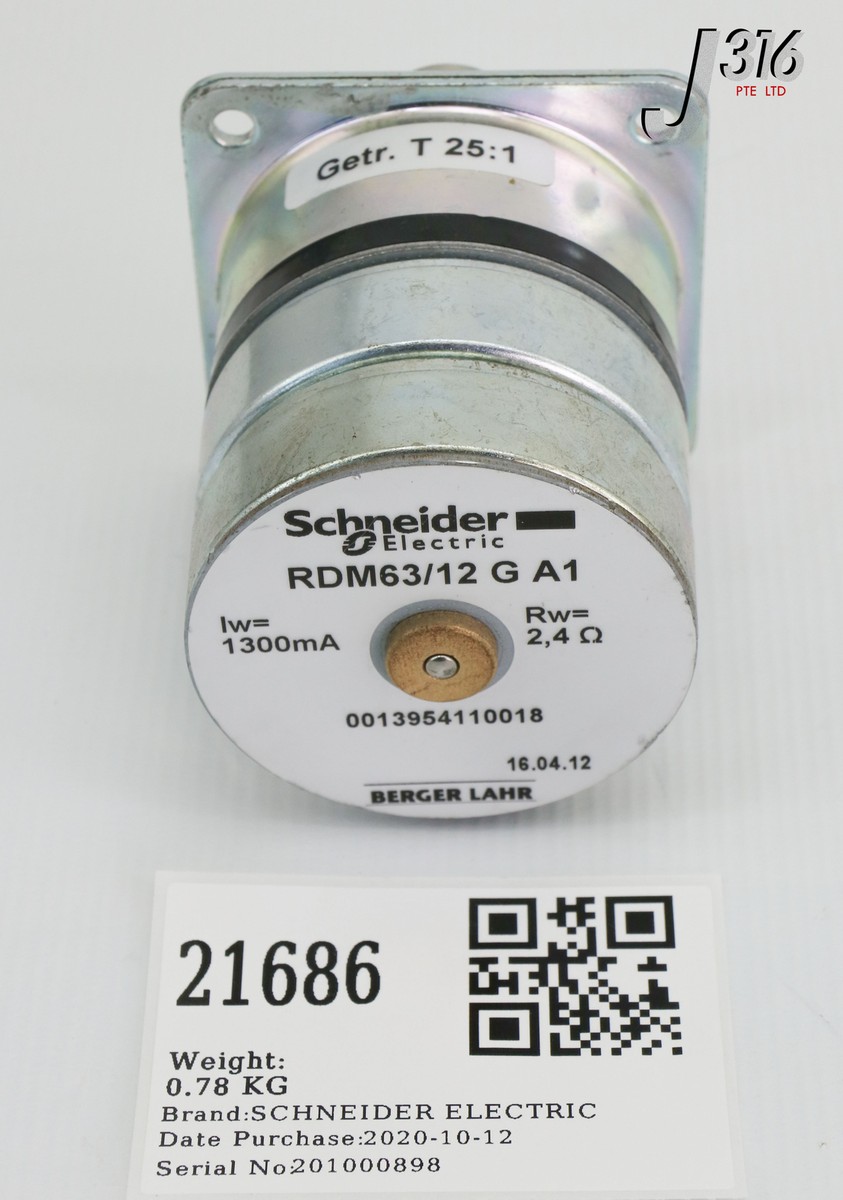 3本セット 21686 SCHNEIDER ELECTRIC BERGER LAHR STEPPING MOTOR RDM63/12 G A1