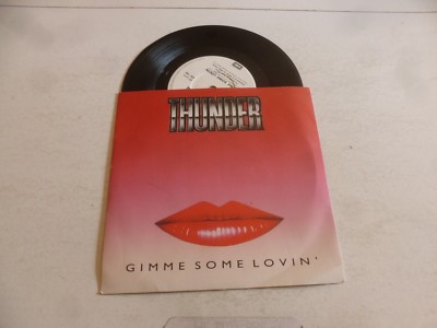 THUNDER - Gimme Some Lovin' - 1990 UK 2-track 7'' vinyl Single..