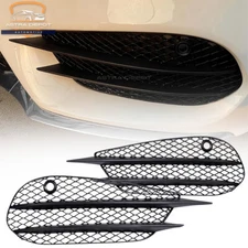 Front Fog Light Grill Air Vent for Mercedes W205 C43 AMG C200 C300 4 Matic 15-18