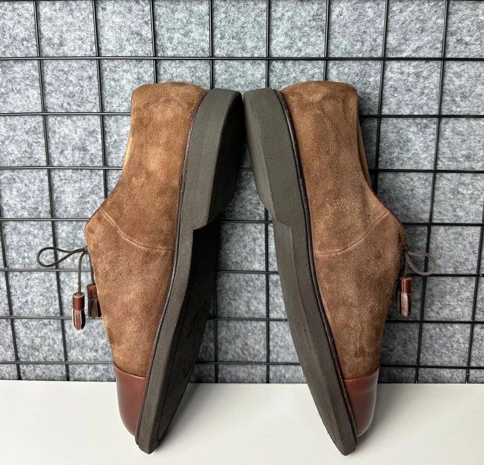 Botas de gamuza Bally Oxford vintage EE. UU. 9,5 Foto 3 de 4