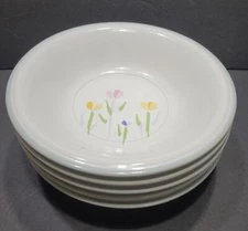 Set of 5 Studio Nova Villager Fresh Mint 8 inch Soup Cereal Bowls