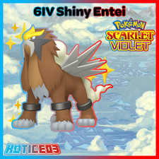 6IV ENTEI ⚡ Pokemon SCARLET and VIOLET - Indigo Disk Johto Legendary +EVs lv100