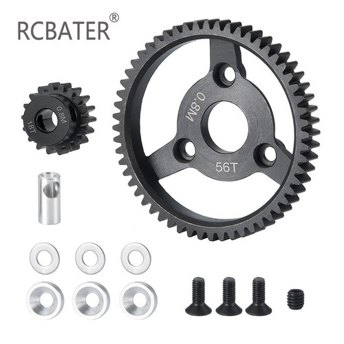 Engrenage D'Éperon (Spur Gear) Aluminium 48P Pour Traxxas Slash 2WD - Tailles 86T, 76T, 74T, 90T, 83T