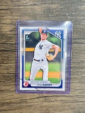 2024 Bowman Draft RYAN HARVEY 1ST BOWMAN #BD-198 Yankees RC