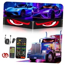 2PCs Devil Eyes Light for Cars Windshield with Remote Control APP 3.6in x14.7in