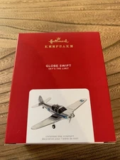 Hallmark Keepsake Ornament 2021 Sky's the Limited Globe Swift Airplane Plane #25