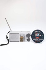 Lifelong AM/ FM LCD Alarm Clock Model 845 Silver , Used