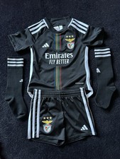Adidas Benfica Away 23-24 Full Mini Football Kit 18-24 Months BNWT