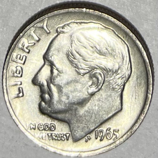 1965 P  ROOSEVELT DIME