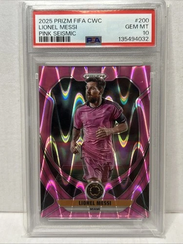 World Cup Lionel Messi 2025 Panini Prizm World Cup Lionel Messi #200 Pink