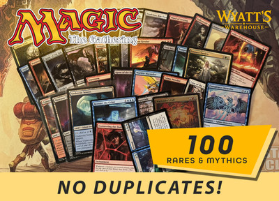 100 CARD MAGIC THE GATHERING (MTG) RARE/MYTHIC LOT - No Duplicates