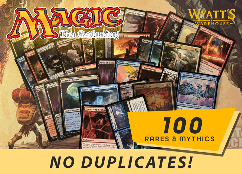 100 CARD MAGIC THE GATHERING (MTG) RARE/MYTHIC LOT - No Duplicates