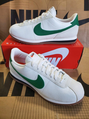 Nike Cortez Sail Aloe Verde Black  FD0728-133 Men's Size 11.5