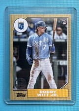2022 Topps Update Series #87TBU-7 - 1987 Topps - Bobby Witt Jr. NRMT+  *Pc&a*