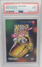 1992 Marvel Universe #41 Professor X Graded PSA 9 Card X Men