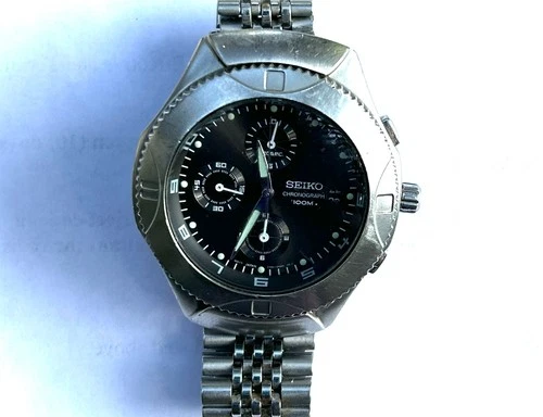 Seiko Chronograph vintage watch 7T92-OAXO