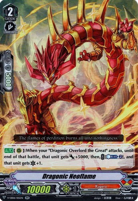 #ad DRAGONIC NEOFLAME V EB06 015EN DOUBLE RARE CARDFIGHT VANGUARD HP $2.70