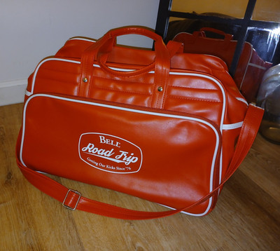 Bell Road Trip Overnight Bag Red/White, Adjustable Straps, Unisex Adult