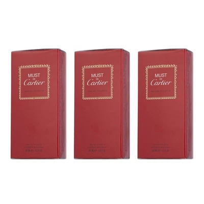 3x Cartier Must de Cartier EDT 100ml - Photo 1/2