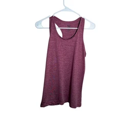 Real Essentials Tank Top Women's Small Round Neck Racerback Athletic Shirt