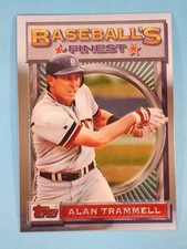 1993 Topps Finest Alan Trammell Detroit Tigers #18 ⚾