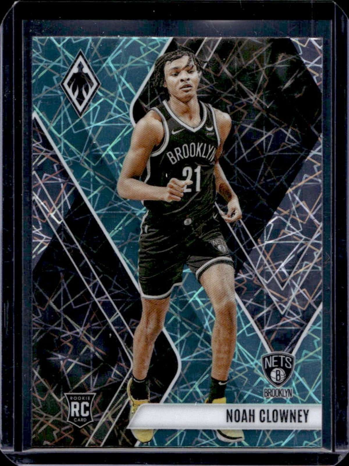 2023-24 Phoenix Noah Clowney RC Teal Lazer Rookie #286 Nets