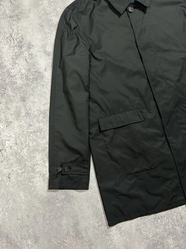 ⁠VTG Calvin Klein Collection Italy Reversible Coat Jacket Mens L 50 Dark Navy⁠ image 15