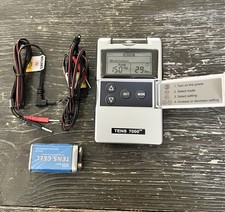 TENS 7000 Digital TENS Unit With Accessories Tested Works