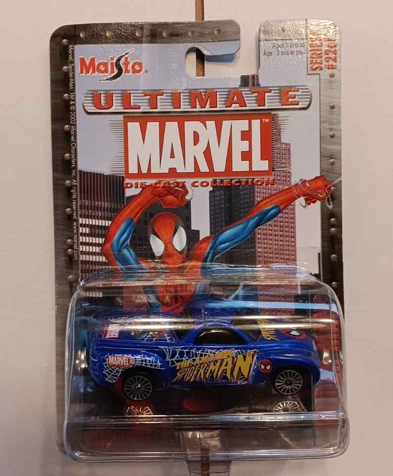 4 coches diecast Chevy SSR escala 1:64 Indy 500 Spiderman naranja caja de cerillas verde MB Foto 2 de 4