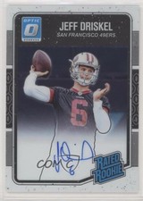 2016 Donruss Optic Rated Rookie Signatures 141/150 Jeff Driskel #174 Auto vw6