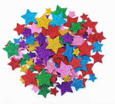 200pcs Colorful Self Adhesive Star Shape Foam Glitter Stickers