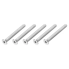 5Pcs M8x85mm Flat Socket Head Countersunk Machine Screws 304 Stainless Steel