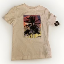 New Hurley Boys T-shirt Short Sleeve Graphic Palm Trees Size M