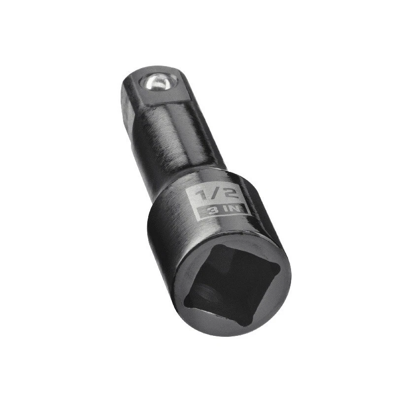 1/2 Inch Drive Impact Extension Bar Set 3 6 8 Inch High Strength CrV Steel New - Image 3 of 4