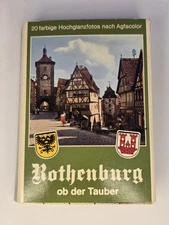 Rothenburg ob der Tauber Germany Vintage 20 Photo Accordion Booklet Nr 103 Agfac