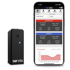 Temp Stick Remote WiFi Temperature Humidity Sensor, Data Logger. No Subscri...