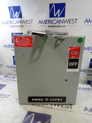 #ad GE AC462RG 60 amp 600v 3 Phase 4 Wire Fusible Bus Plug Busway Switch Tested $630.00