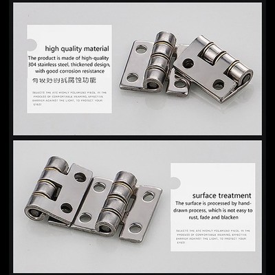 Thick 304 Stainless Steel Miniature Loose Small Hinge Durable Flat Silent Hinge
