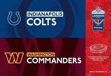INDIANAPOLIS COLTS v WASHINGTON COMMANDERS NFL London Games 2026 Programme 04/10