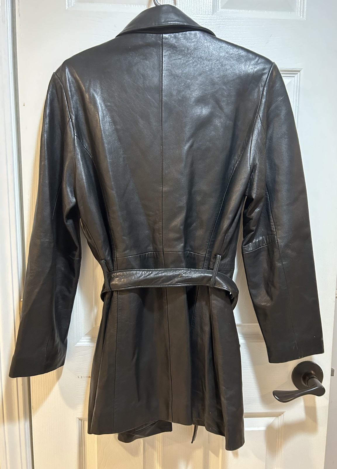 Relativity size small black button down collared … - image 7