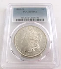 1885 O Morgan Silver Dollar PCGS MS 62