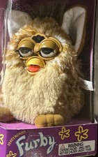 Vintage 1998 Giraffe Print Brown FURBY Tiger Electronics NEW IN BOX Model 70-800