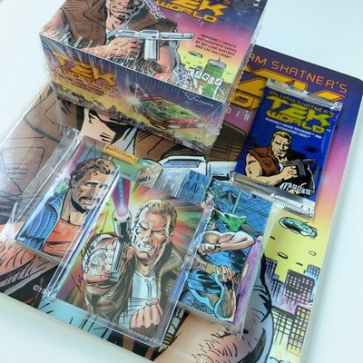 1993 Tek World Trading Card Lot Sealed Booster Box Binder Complete Set Signed