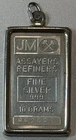 RARE Vintage Johnson Matthey 10 Gram Silver Bar Housed in Sterling Silver Frame