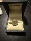 1997 10KT YELLOW GOLD ECUADOR COIN RING MIB UNUSED SIZE 8 4.4 GRAMS  1927-1997 — photo 7