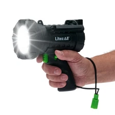 1000 Lumen Rechargeable Handheld Spotlight with Adjustable Stand & USB-C