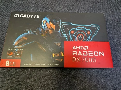 GIGABYTE Radeon RX 7600 GAMING OC 8GB GDDR6 Graphics Card Triple Fan Tested GPU